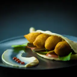 Kubbeh Tumman Sandwich